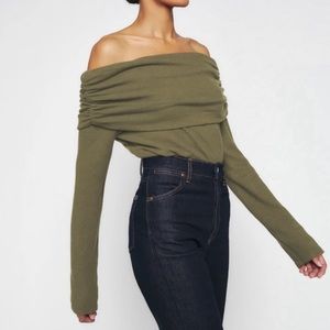 Reformation Azura Knit Top
